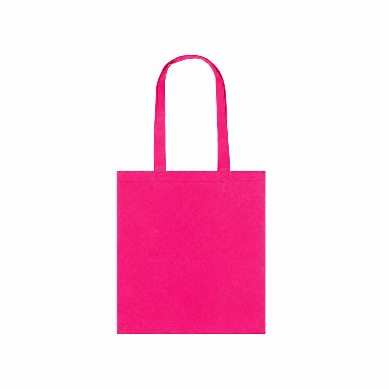 80GSM Non-Woven Reinforced Handles Tote Bag — Fuchsia Pink