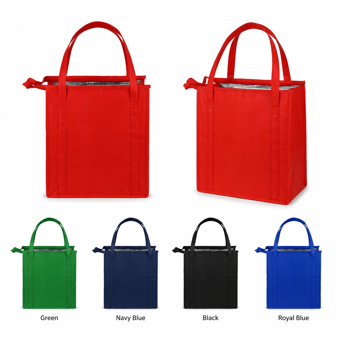 80GSM Non-Woven Red Tote Bag
