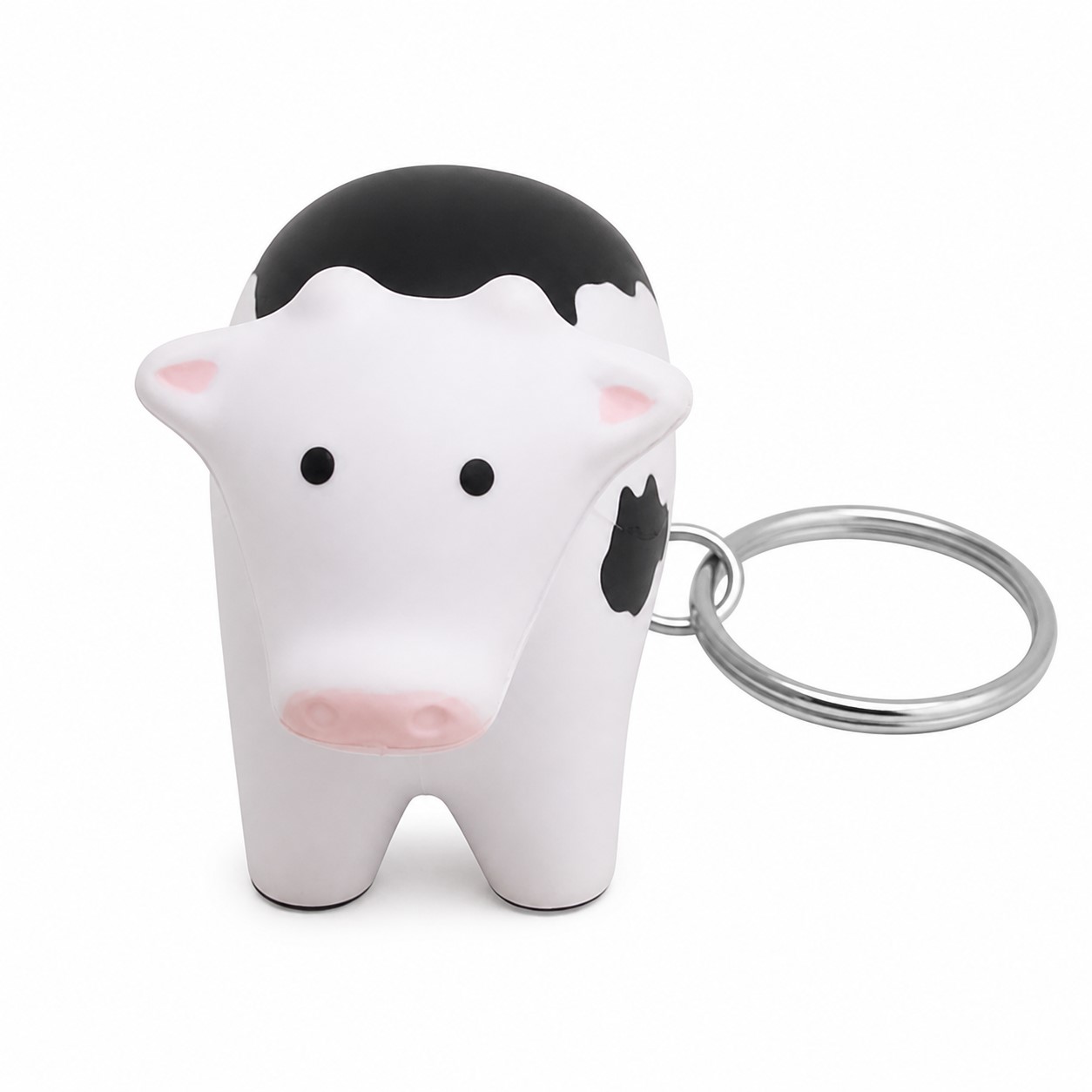 Cow Shaped PU Foam Stress Keychain — view 2