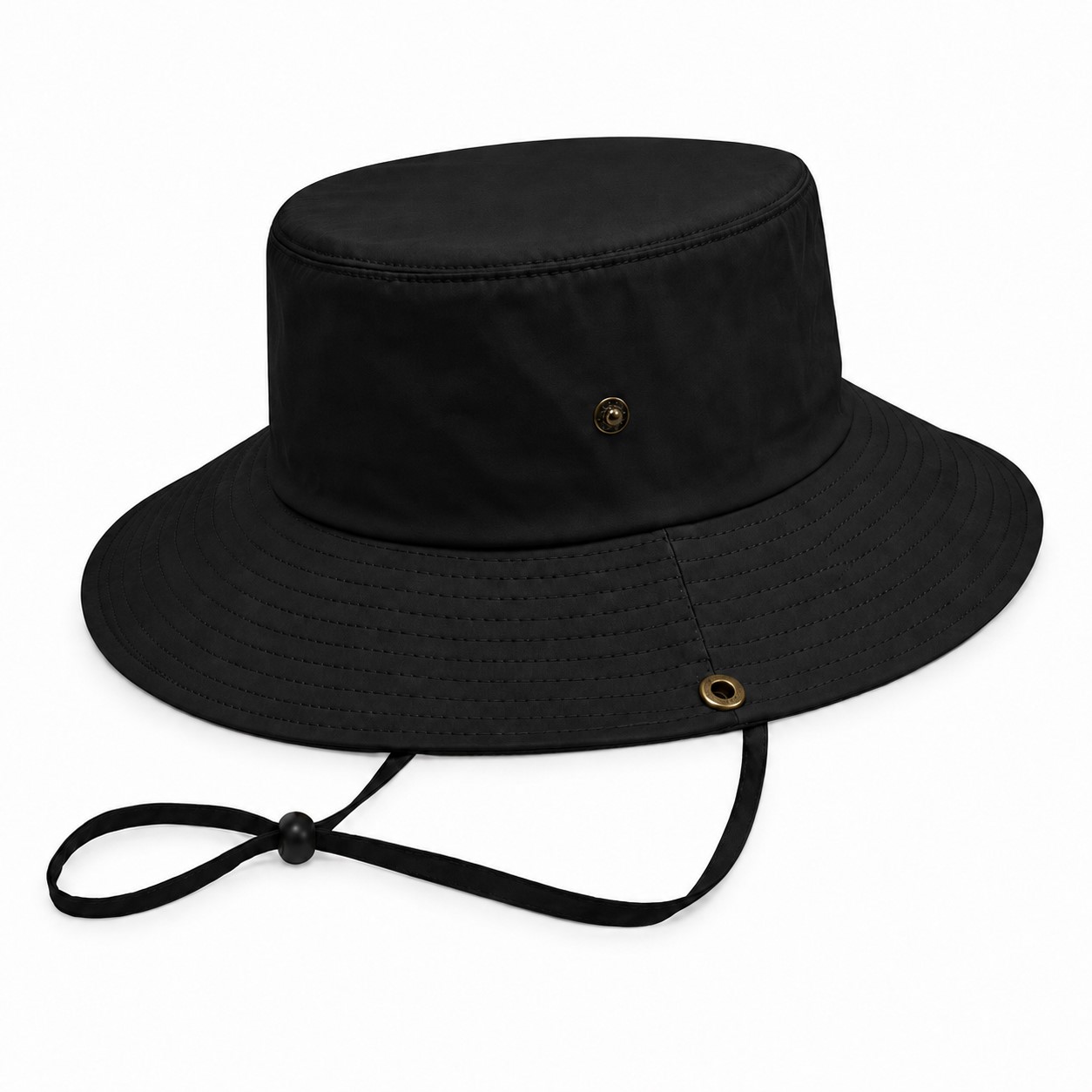 Polyester Foldable Wide Brim Boonie Hat — view 2