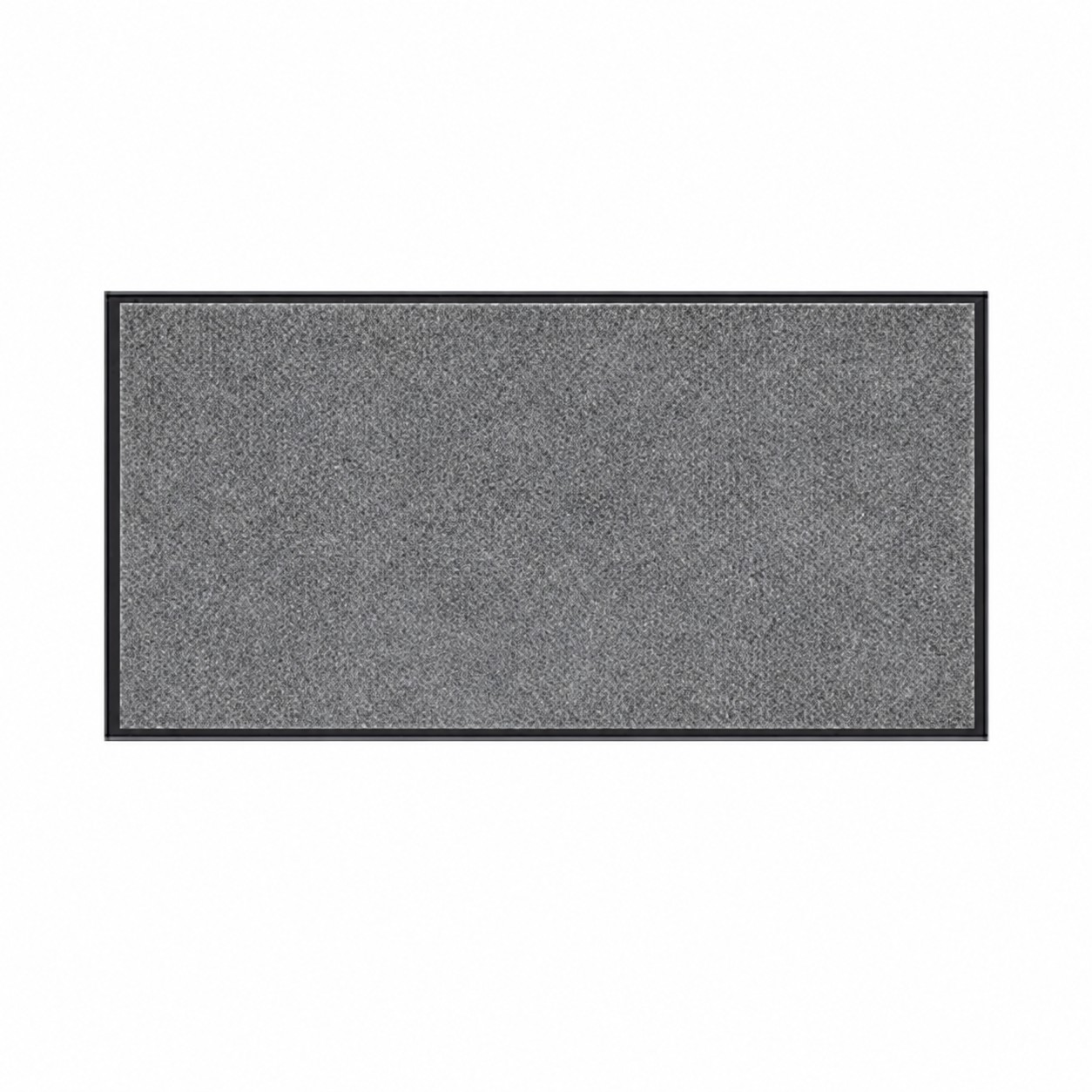 Flax Floor Mat With Nitrile Backing — Gray