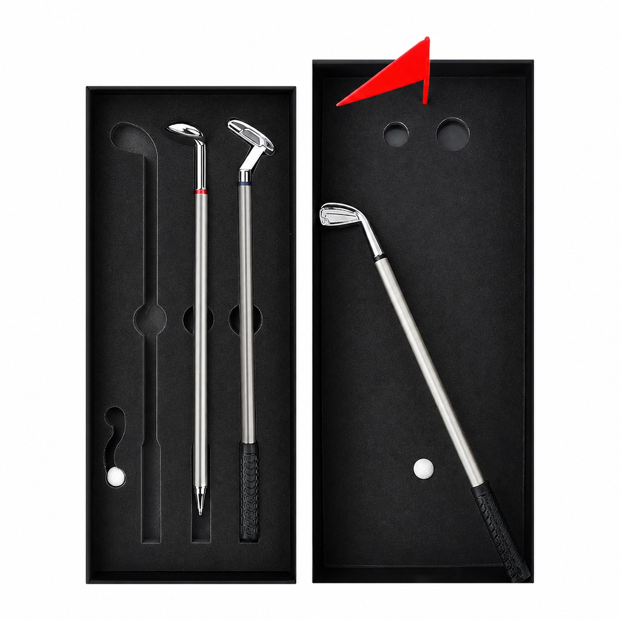 Desktop Golf Pen Gift Set — Black