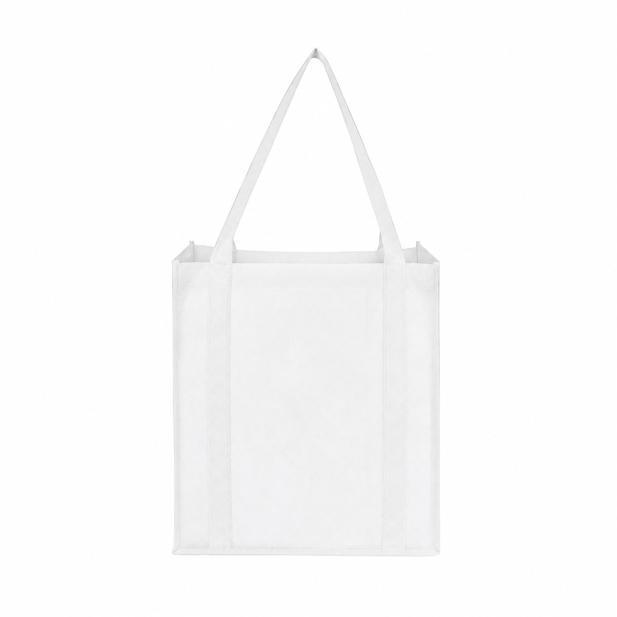 Reinforced Handles Tote Bag — White