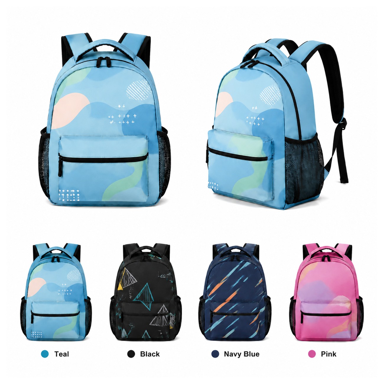 Roomy Polyester Laptop Backpack