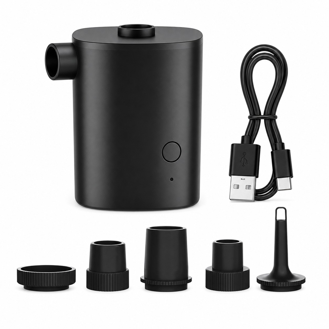 Compact ABS Air Pump With Five Nozzles — view 2