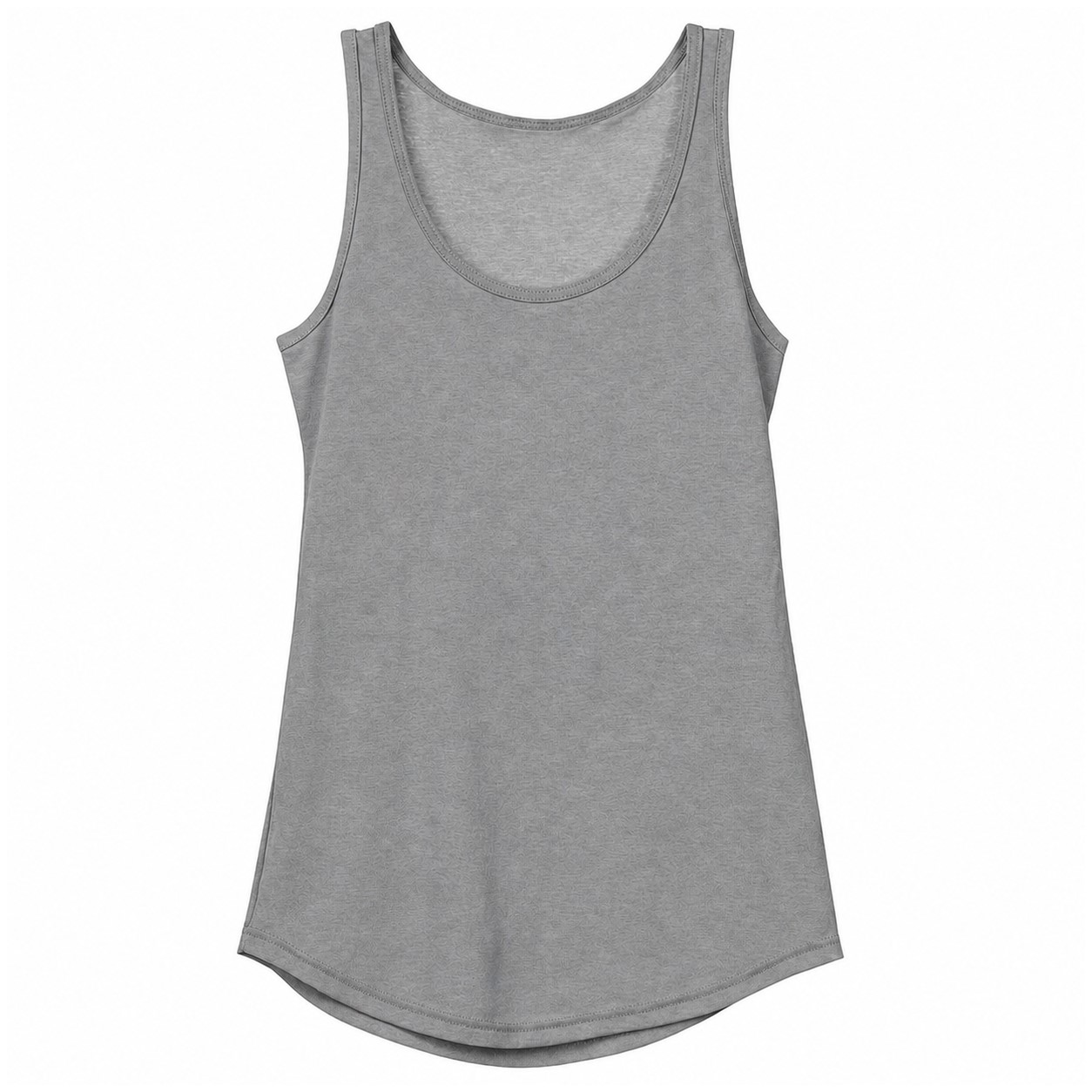 Ladies Cotton Classic Tank Top — Gray