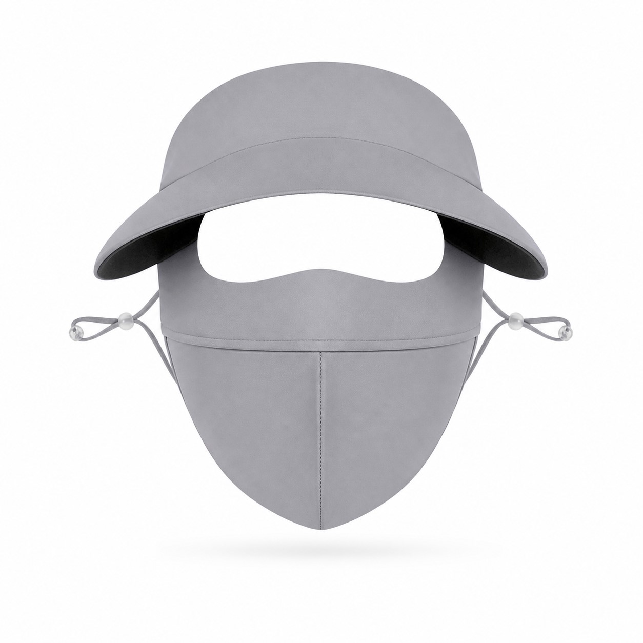 Polyester Sun Hat With Face Mask — view 2