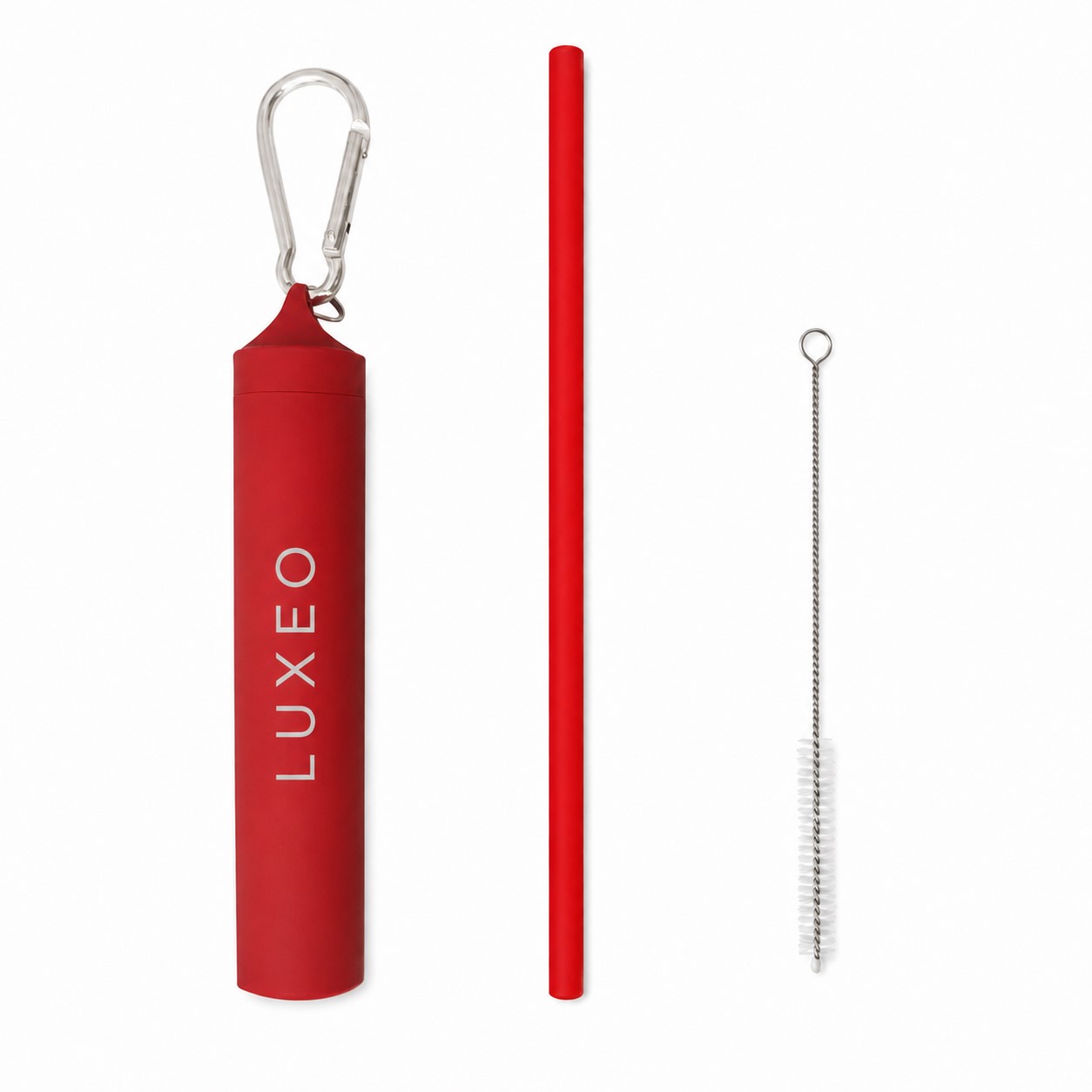 Bamboo Fiber Straw Set With Carry Case
