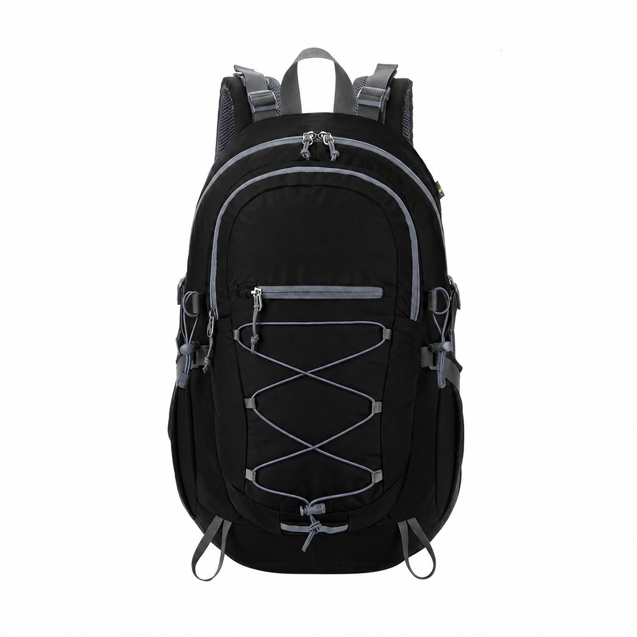 Nylon 13" Backpack — Black