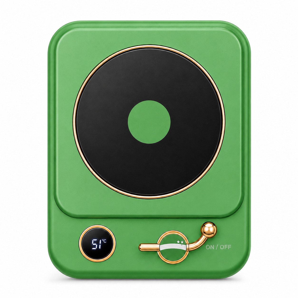 Smart Desktop Drink Warmer — Green