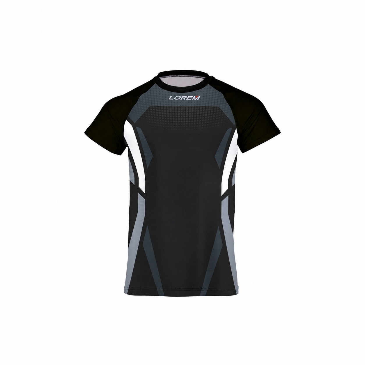 Men's Compression Gym Workout Shirt — Clear White