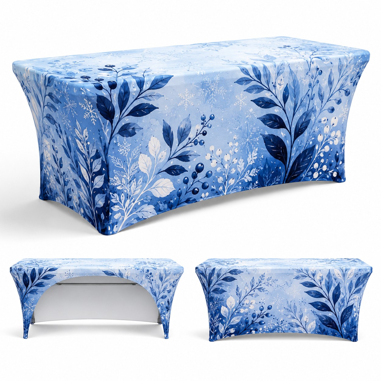Zippered Six Foot Stretch Table Cover