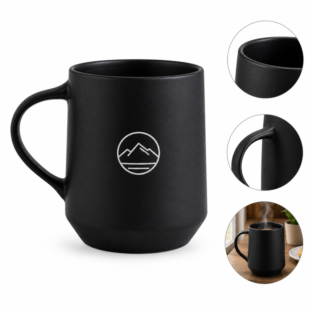 Heat Activated 13 Oz Ceramic Mug