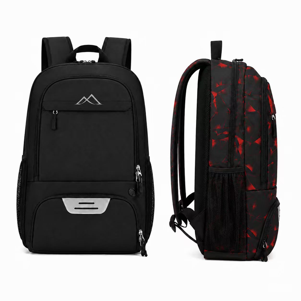 400D Oxford Athletic Backpack With Ball Pocket