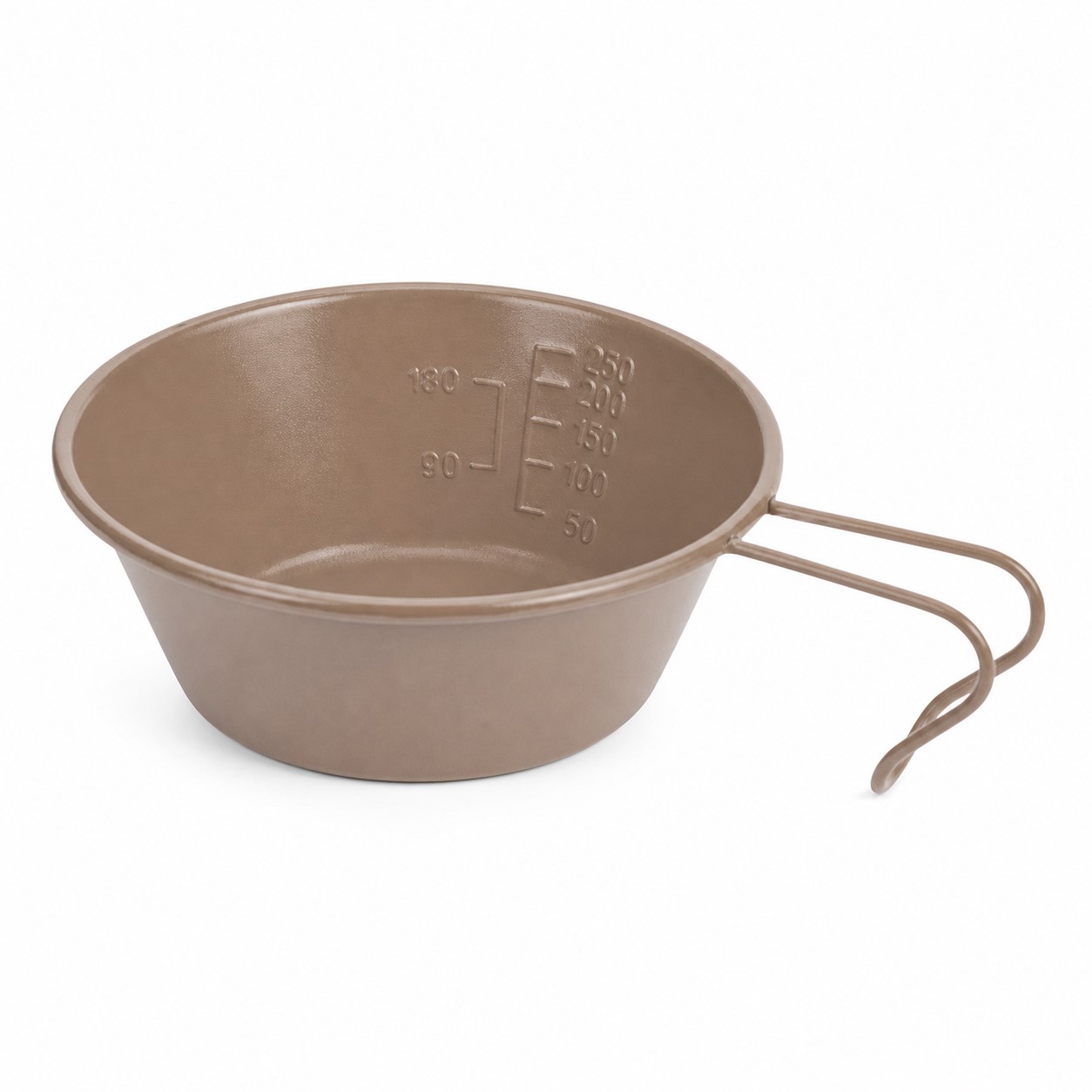 Graduated Stainless Steel Camp Bowl With Hanging Handle — view 2