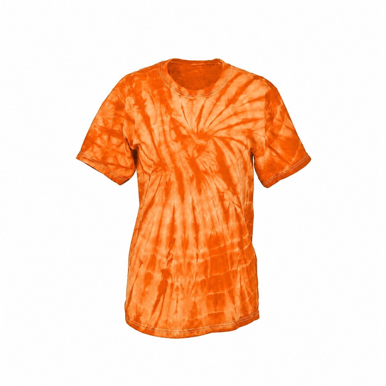 Cotton Spider Wash T Shirt — Orange