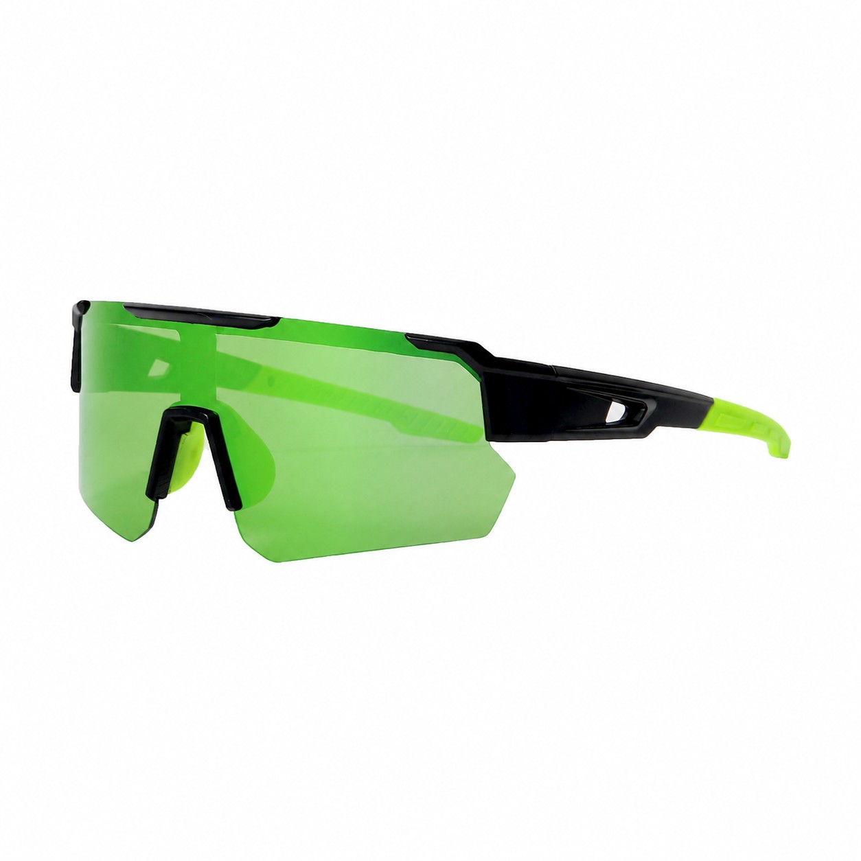 Viper Mirror Sport Sunglasses — Green/Black