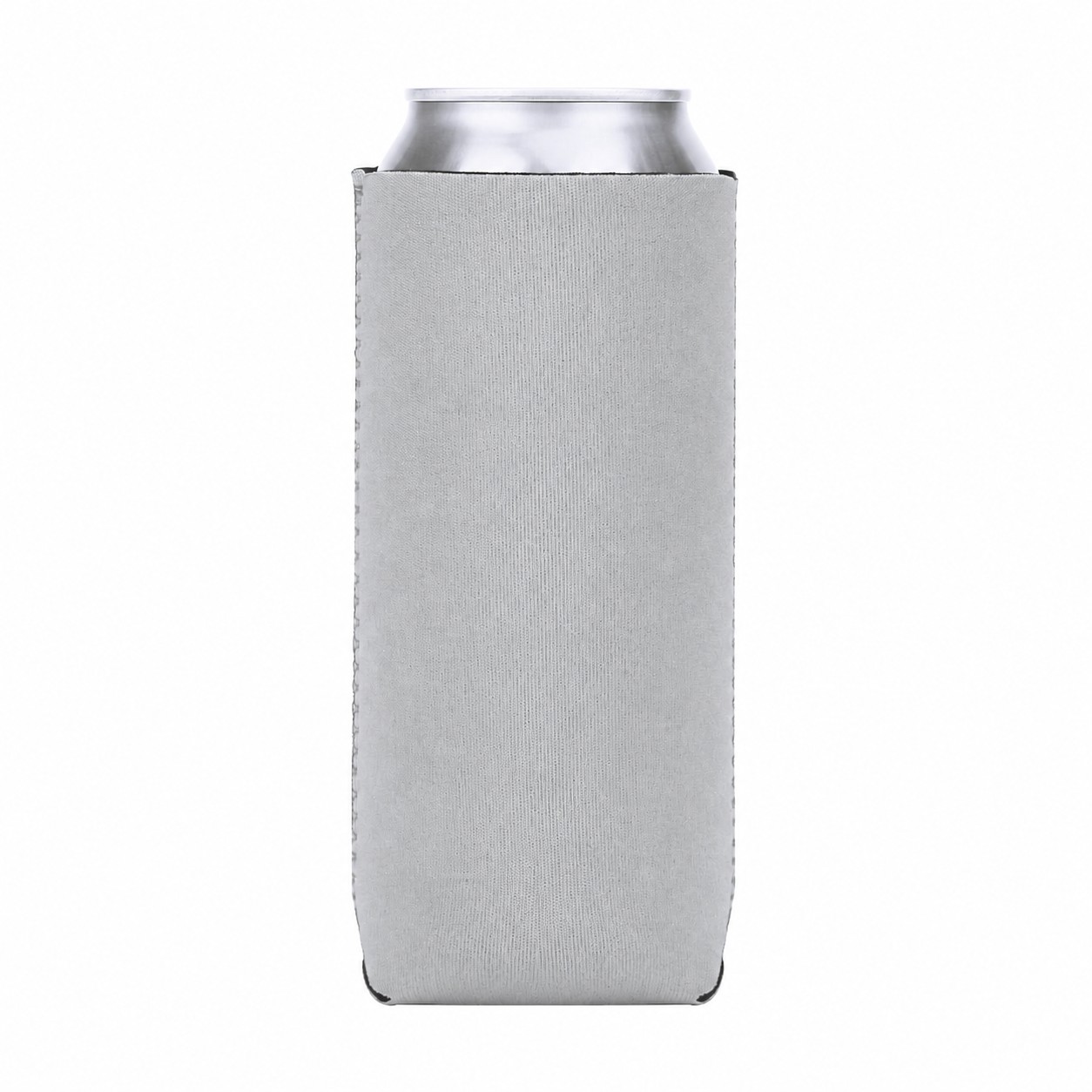 Tall Boy Neoprene Can Cooler — Light Gray