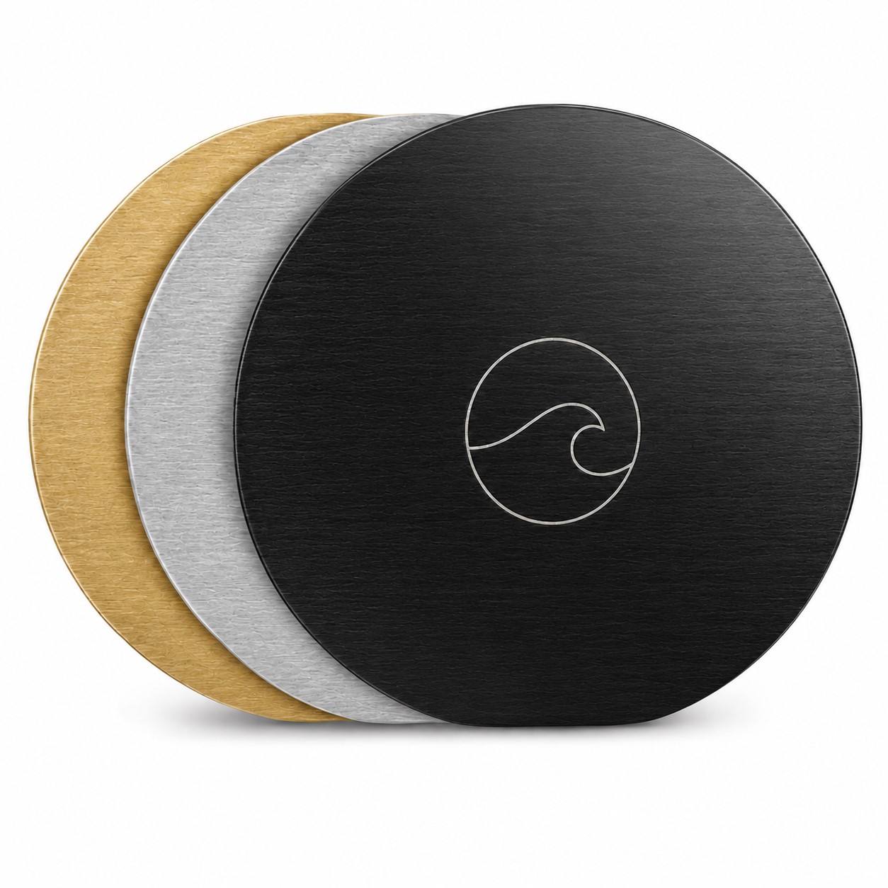 3.9" Round Stainless Steel Beverage Coaster