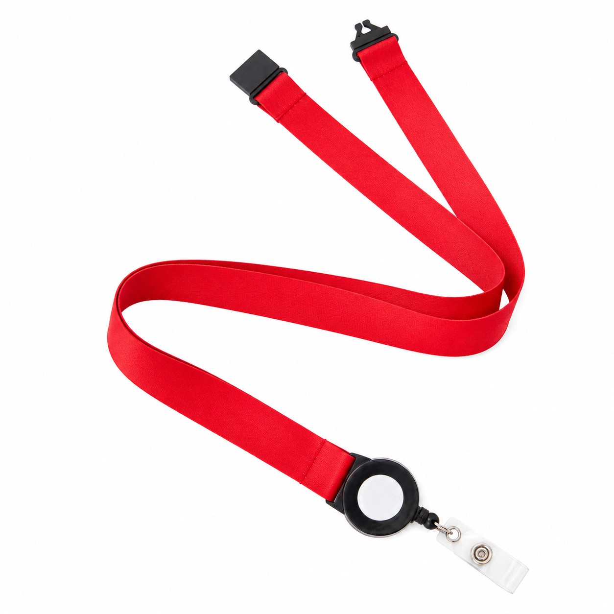 Polyester Lanyard With Retractable Badge Reel — view 2
