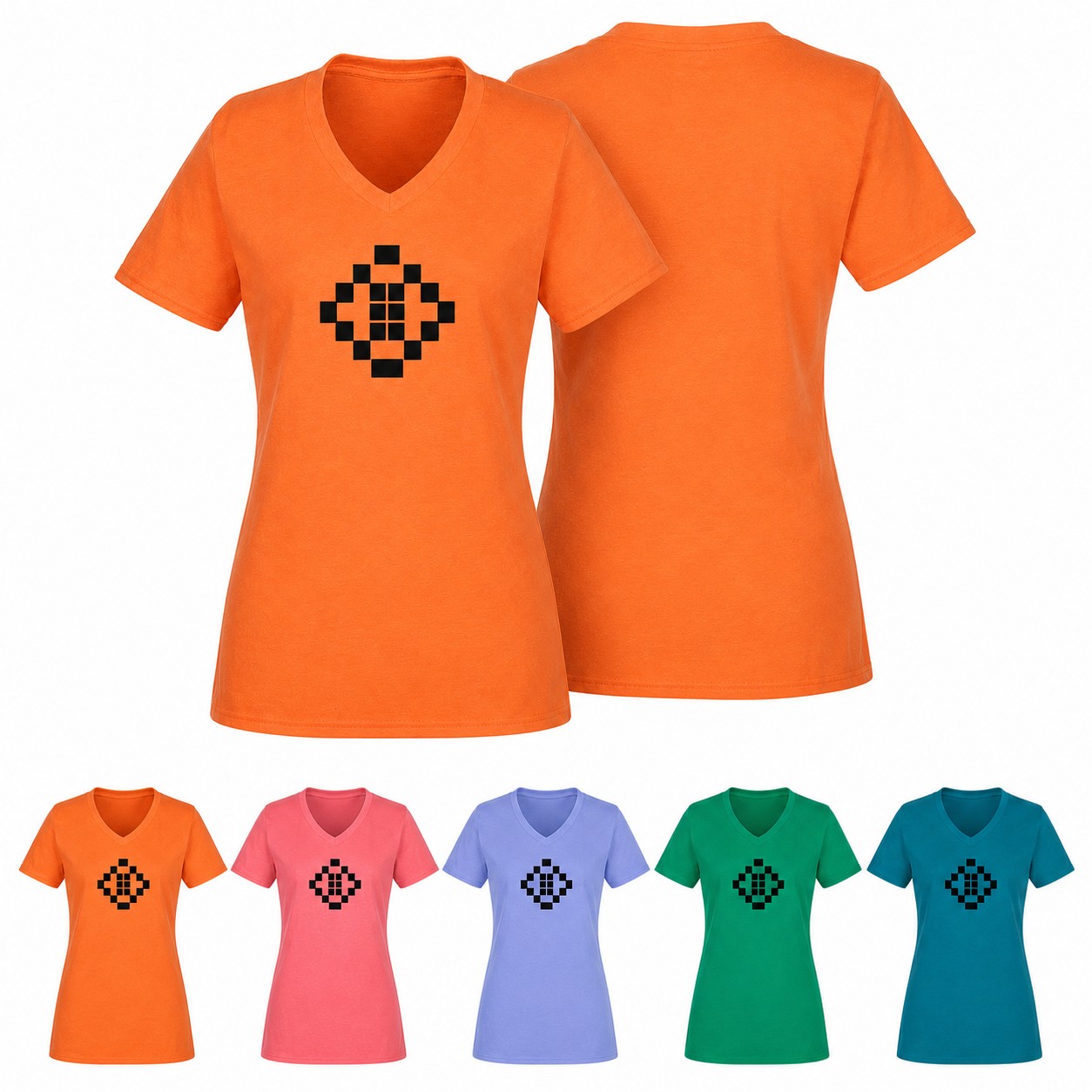 Ladies' Cotton V-Neck T-Shirt