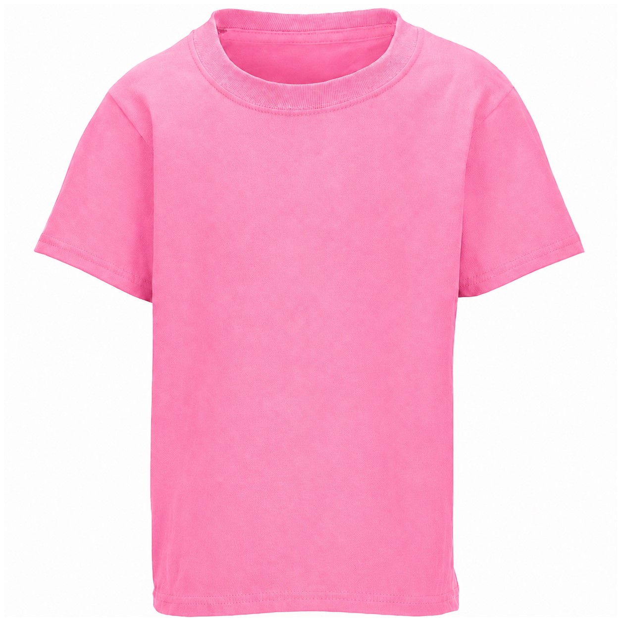 Youth Midweight Cotton Crewneck T-Shirt — Pink