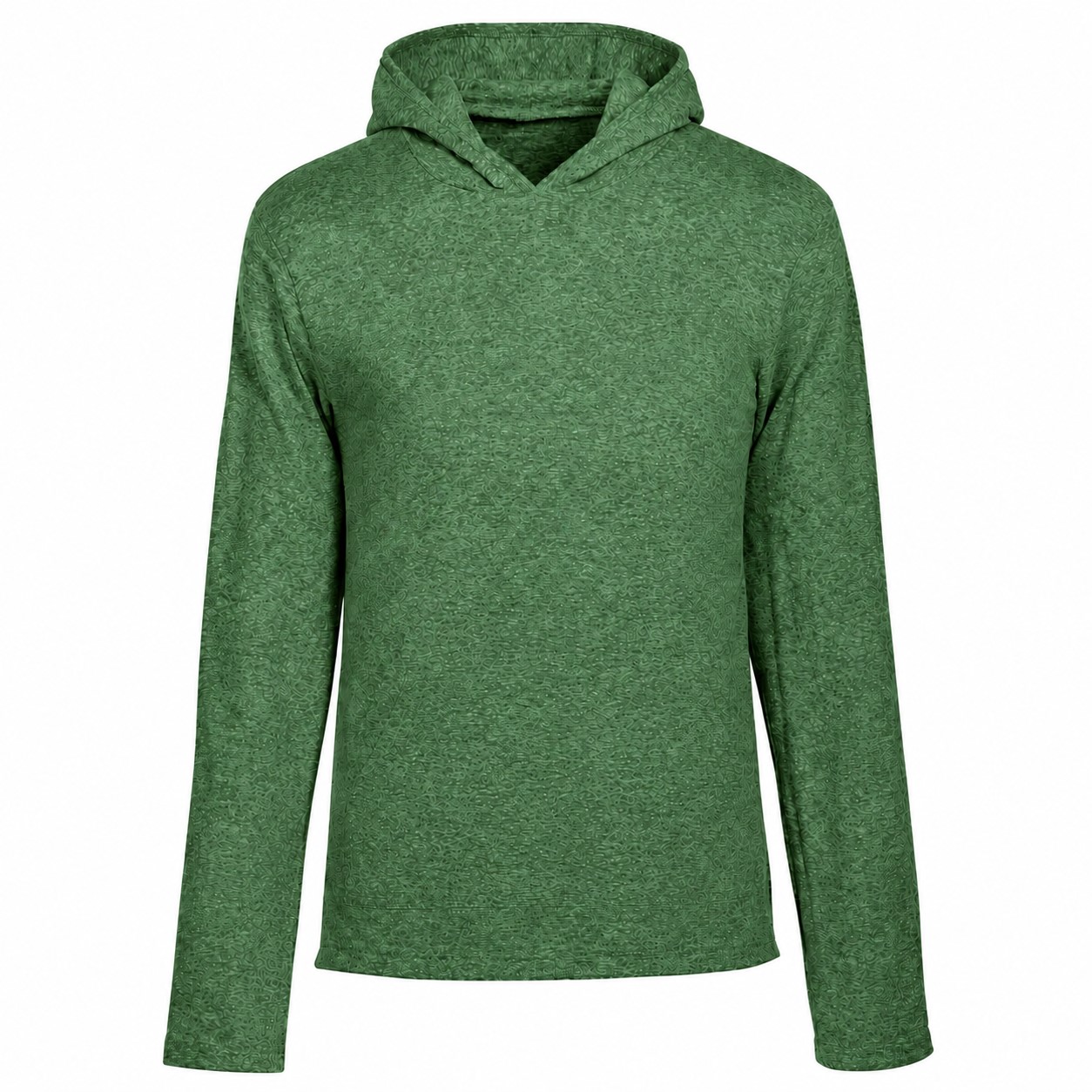 Lightweight Tri Blend Jersey Hoodie — Green