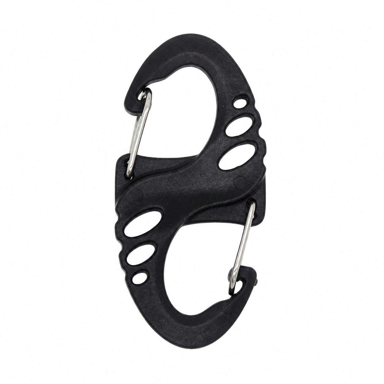 Dual Gate Plastic S Carabiner — view 2