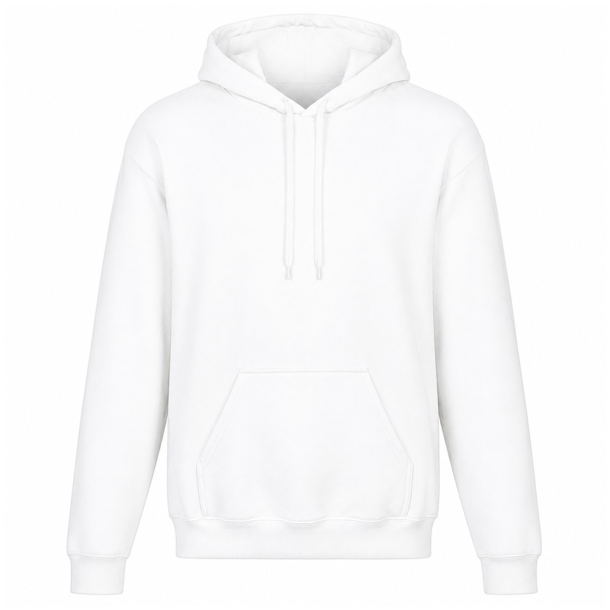 8.4-Ounce Cotton-Polyester Pullover Hoodie — Silver
