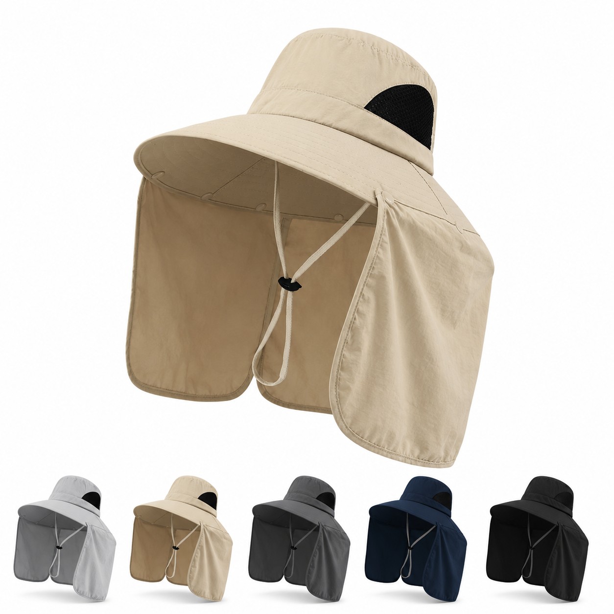 Polyester Drape Sun Hat
