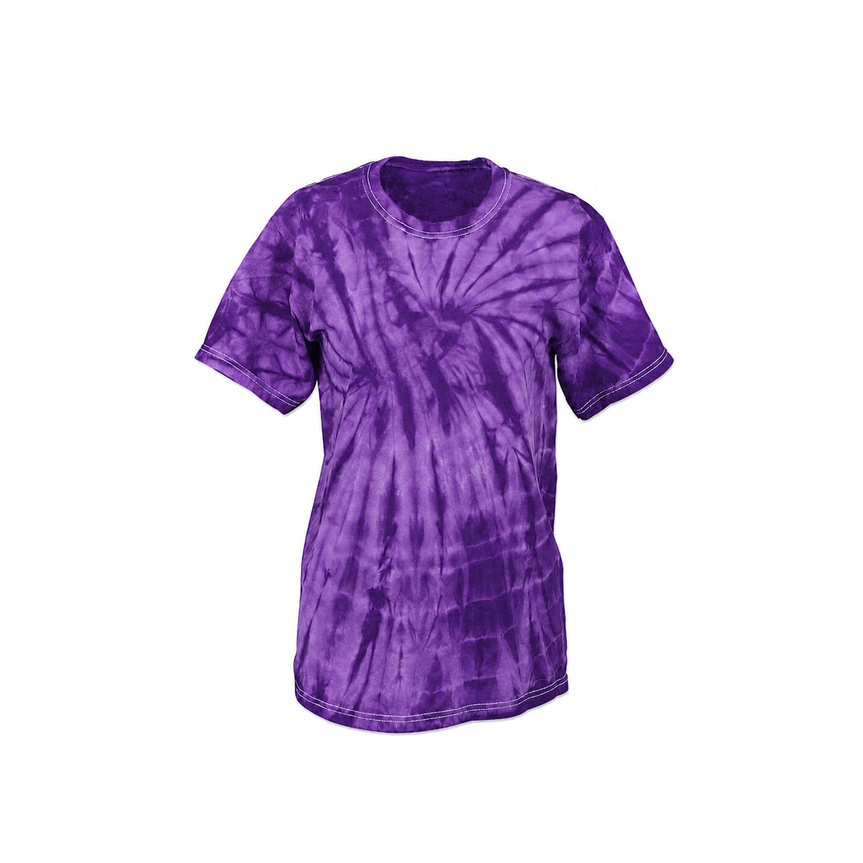 Cotton Spider Wash T Shirt — Purple