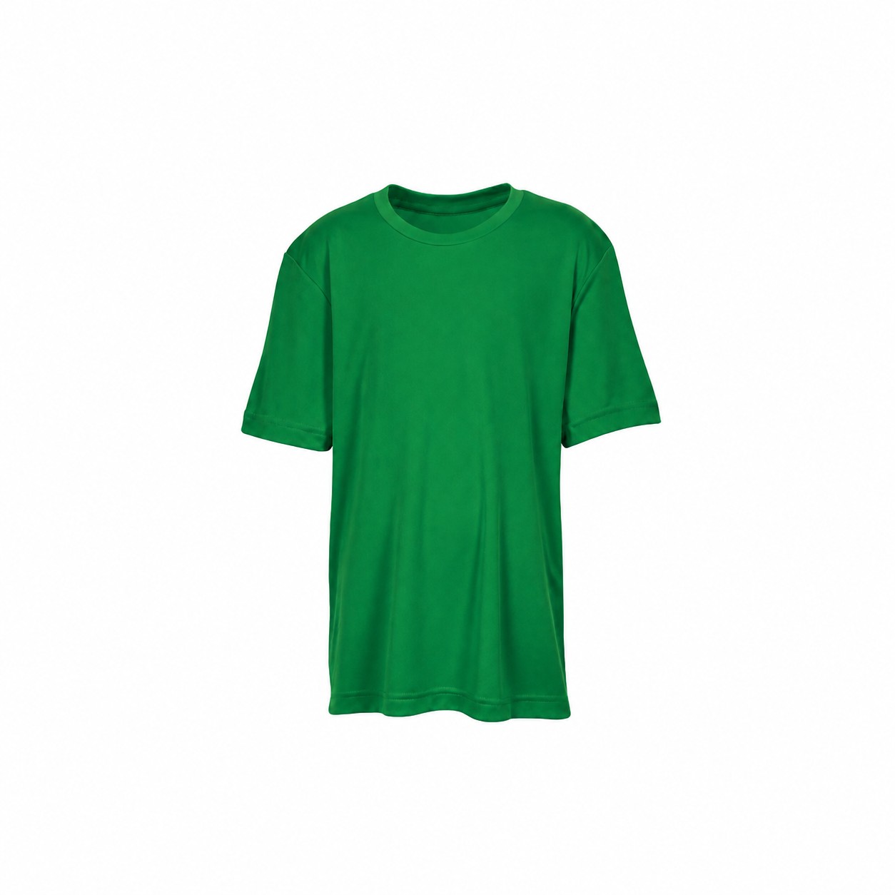 Youth Polyester Performance T Shirt — Green