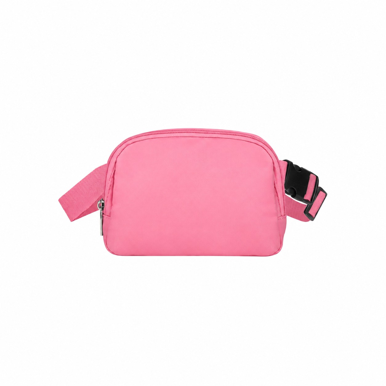 Zippered Storage 290T Polyester Fanny Pack — Pink