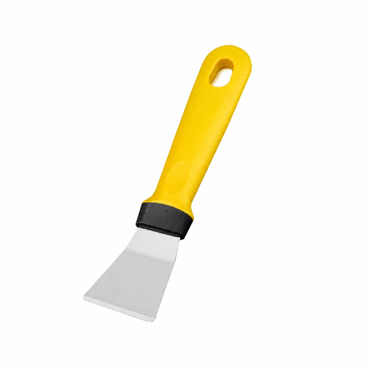 Griddle Stainless Grease Scraper — Yellow