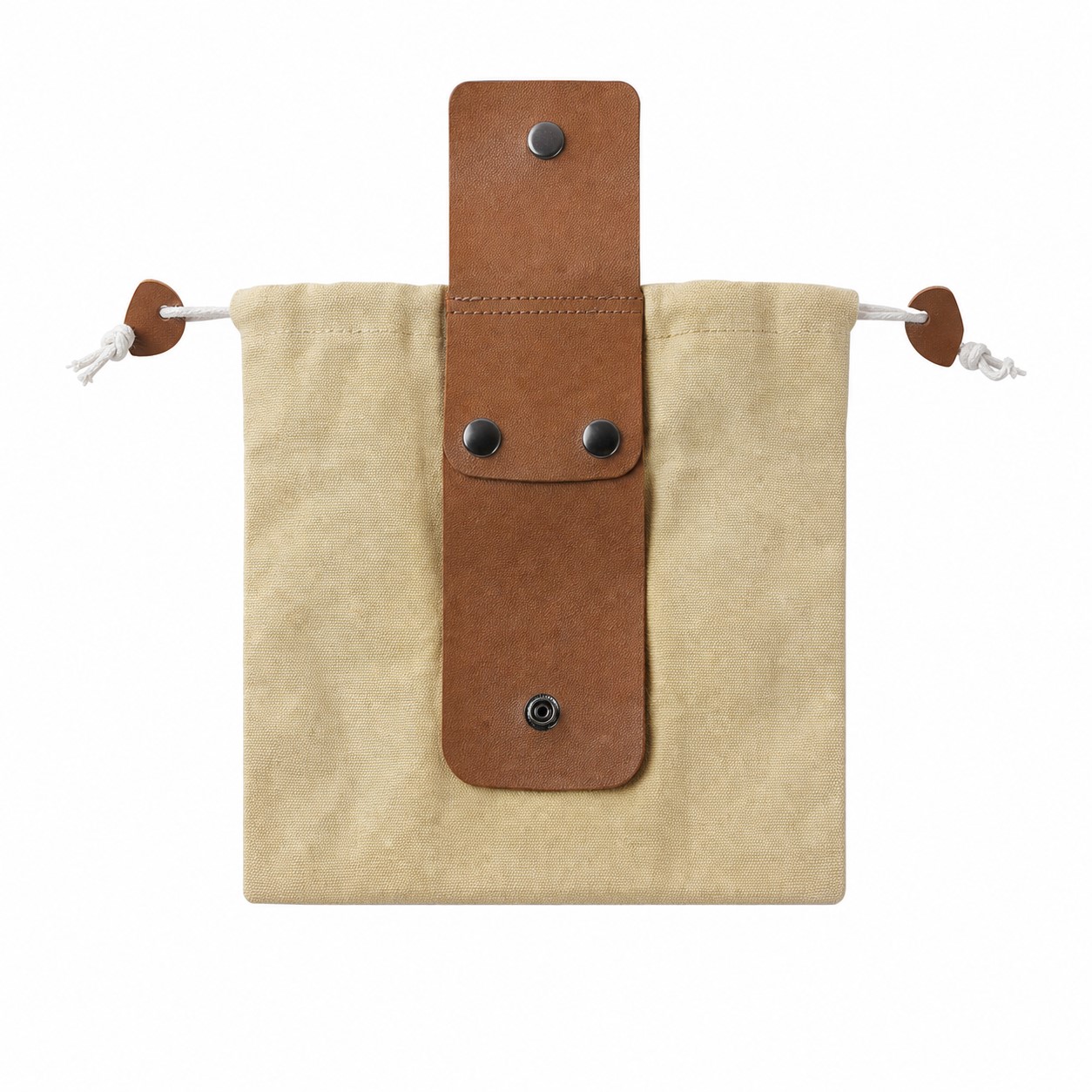 Foldable Waxed Canvas Fruit Picking Bag — view 2