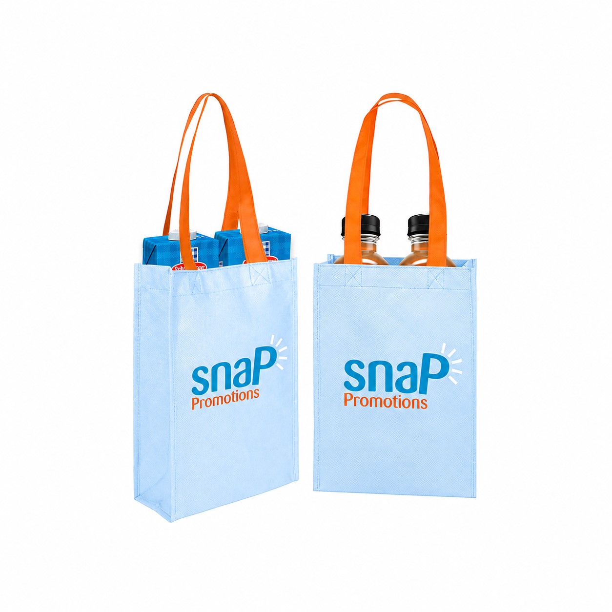 80GSM Non-Woven Tote Bag — Baby Blue