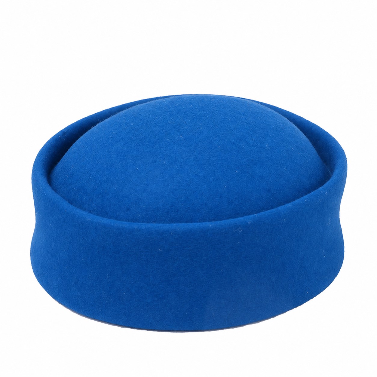 Polyester Flight Attendant Hat — Blue