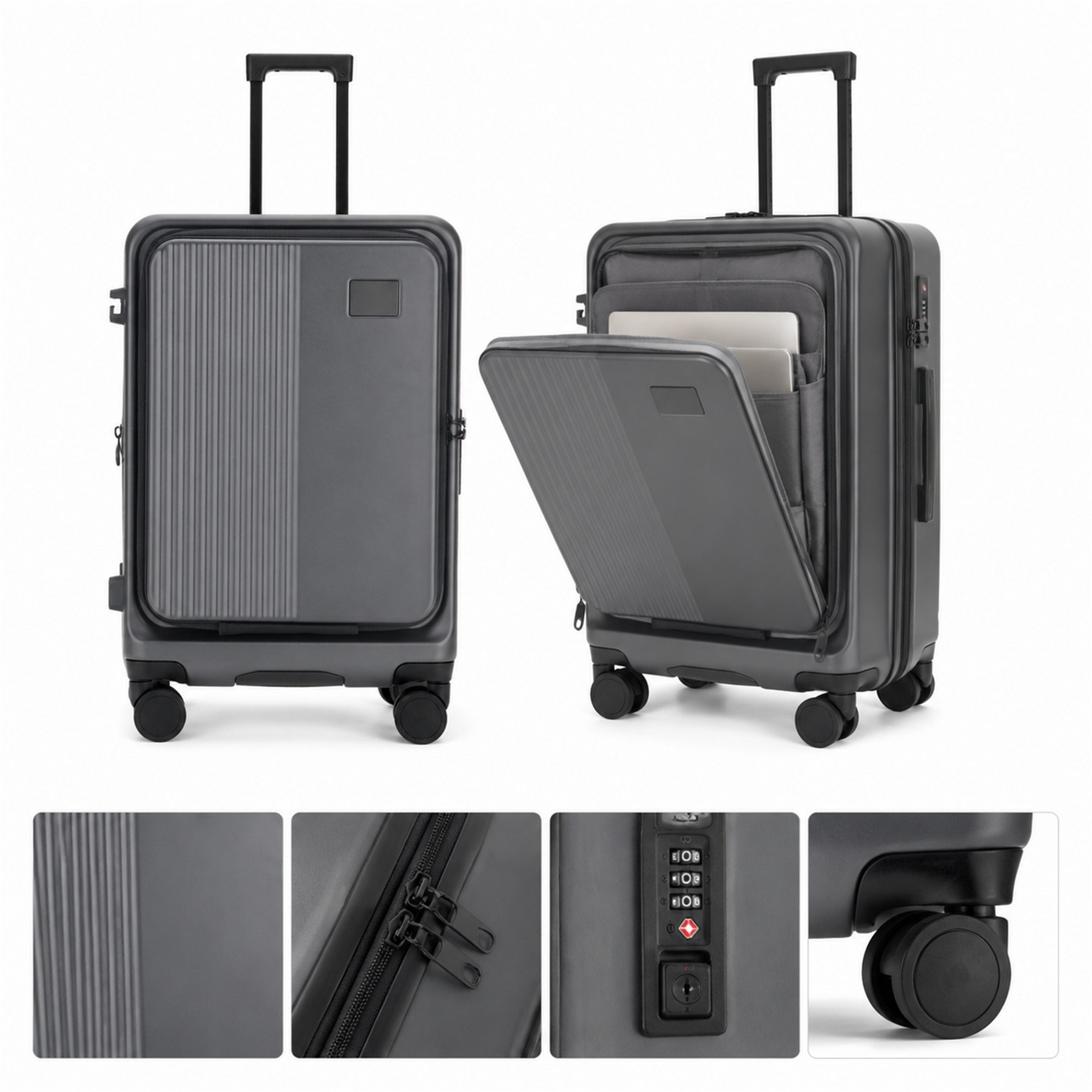 Polycarbonate Front Pocket Carry Bag