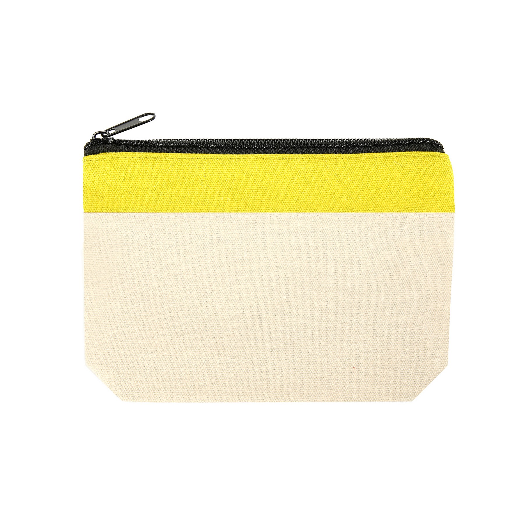 Cotton Canvas Zipper Pouch — view 2
