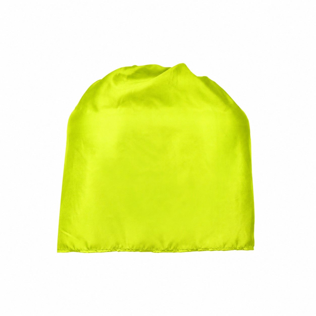 Satin Superhero Kids Cape — Lime Green