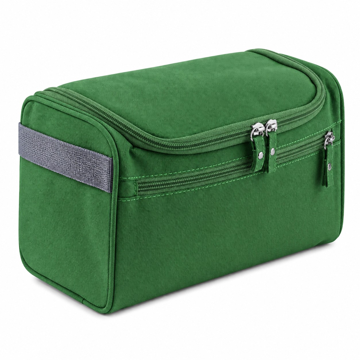 Hanging Waterproof Toiletry Organizer Bag — Green