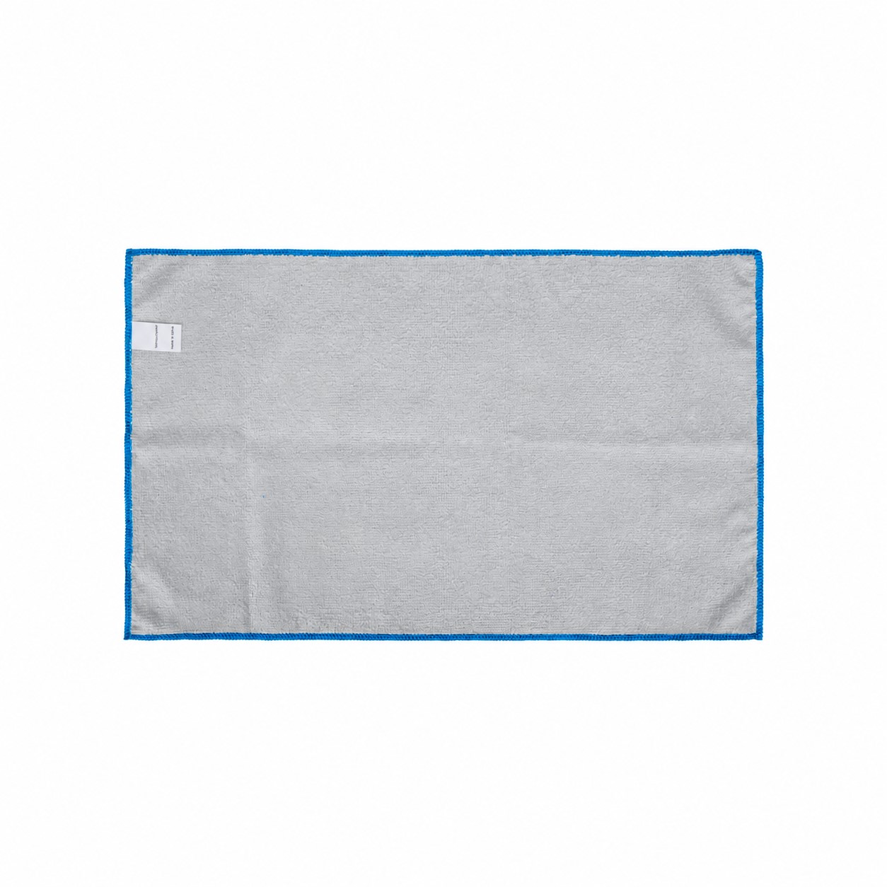Microfiber Rally Towel With Stitched Edge — Silver