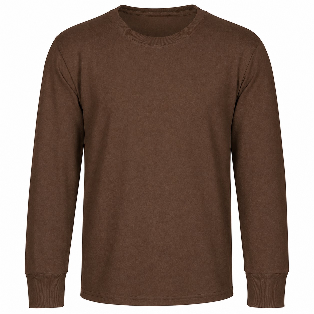 Ladies Fleece Quarter Zip Pullover — Brown