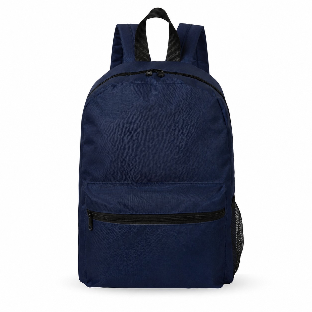 Zippered Storage Backpack — Navy Blue