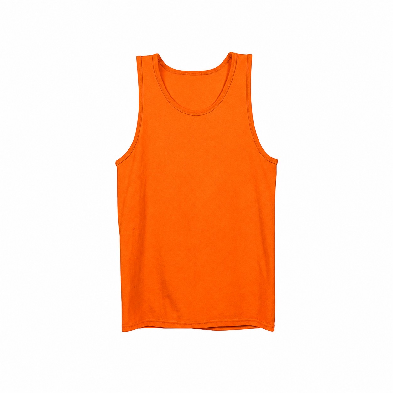 Classic Cotton Men's Tank Top — Orange