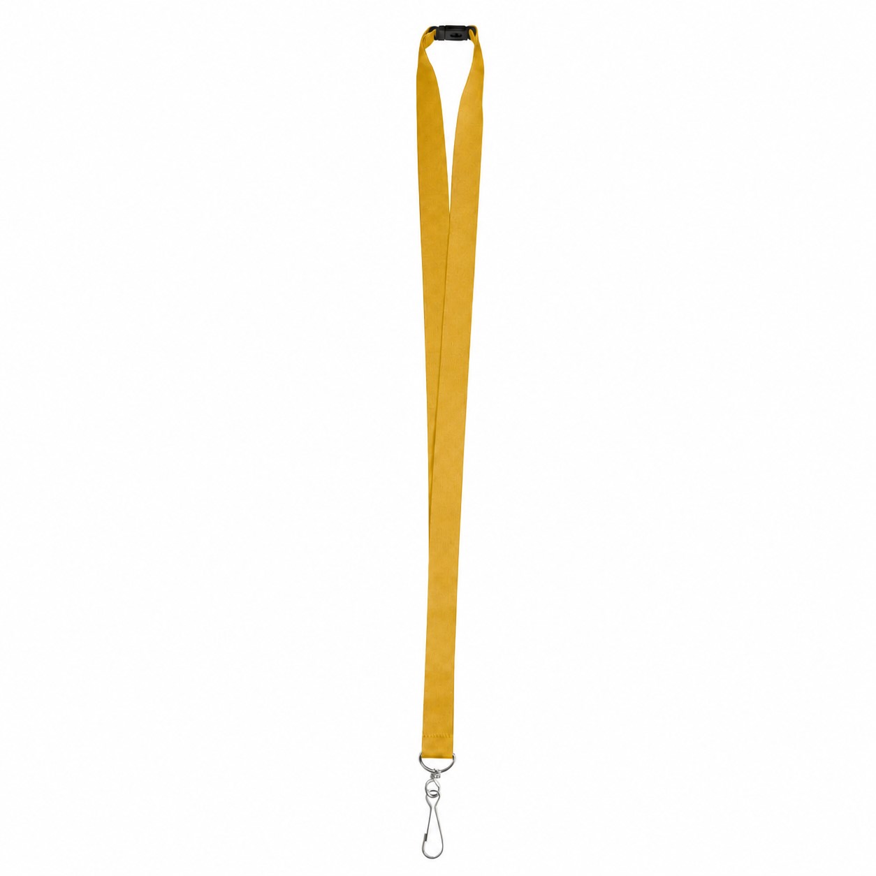 Polyester J Hook Breakaway Lanyard — Gold