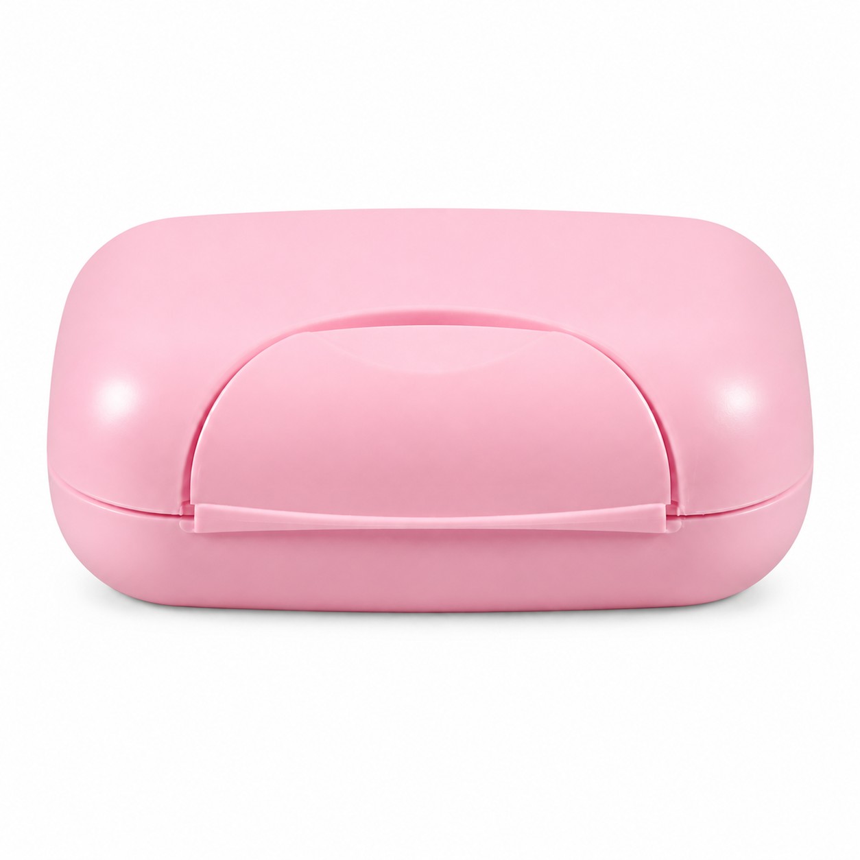 Portable ABS Buckle Soap Case — Pink