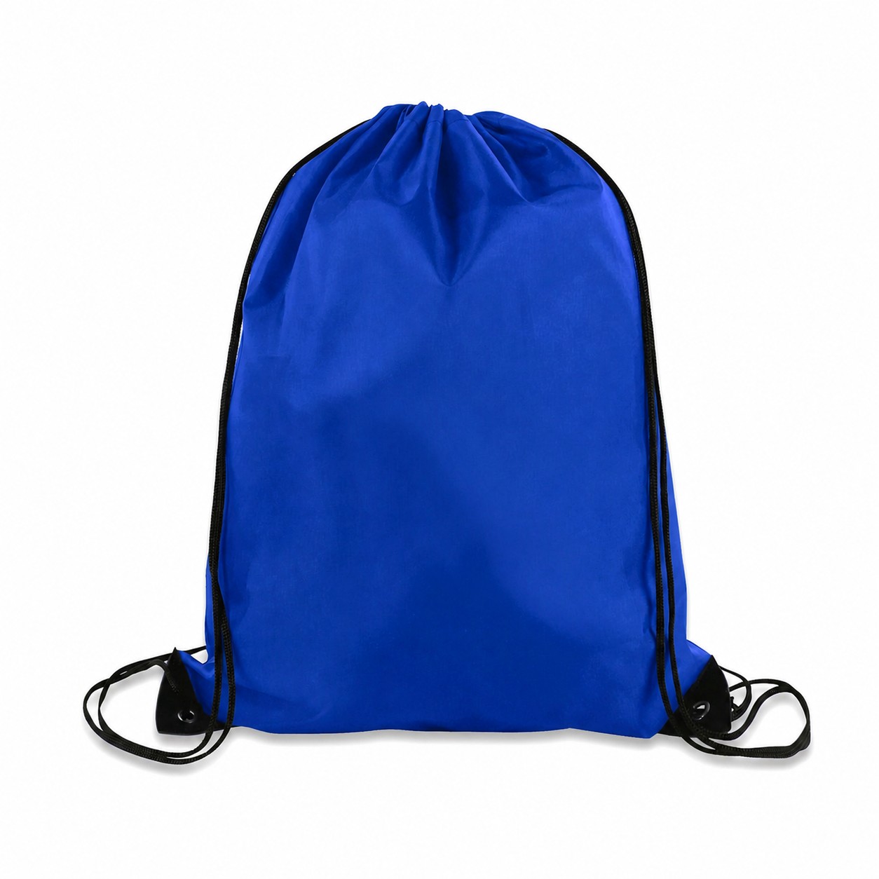 210D Polyester Drawstring Bag — Royal Blue