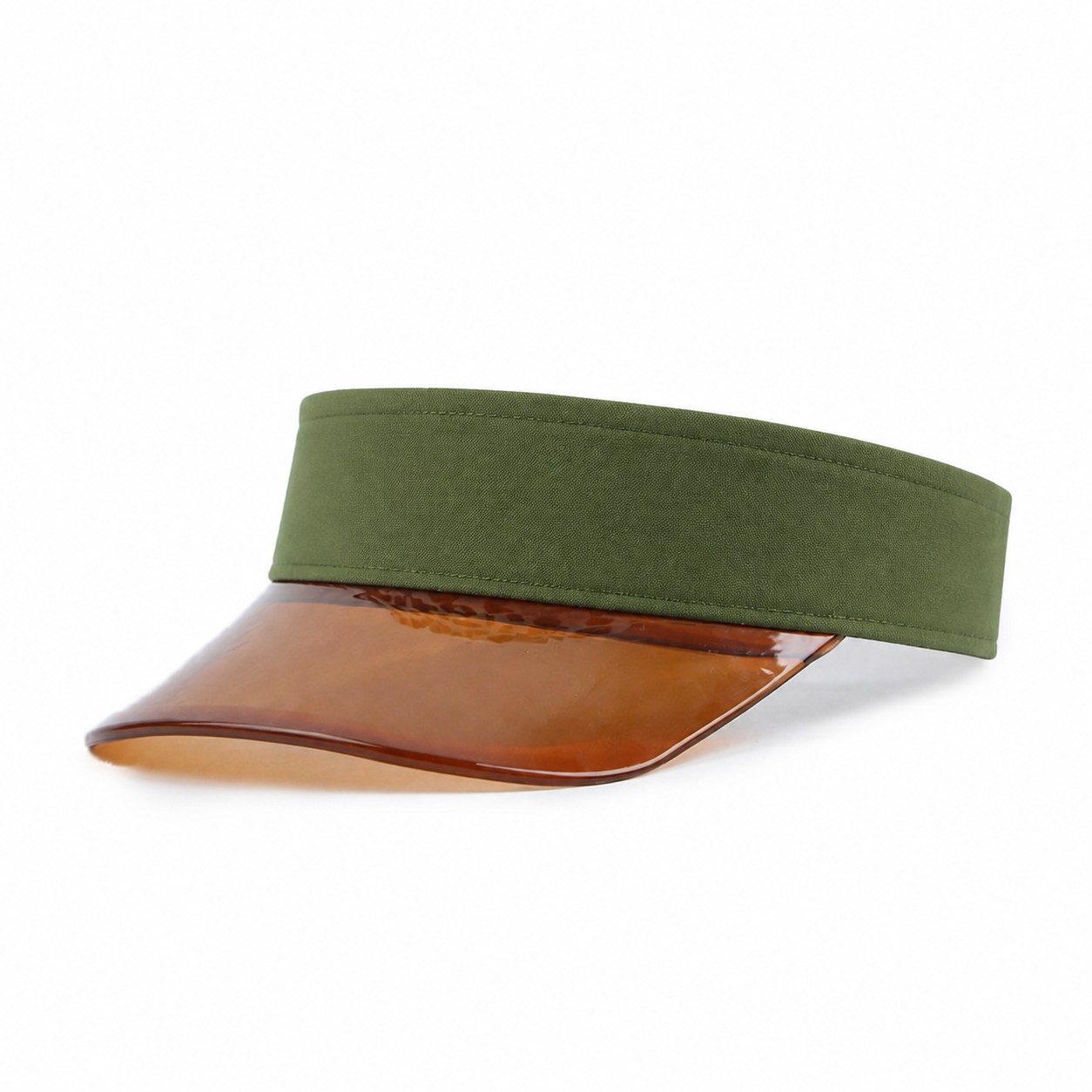PVC Tinted Beach Visor Hat — Green