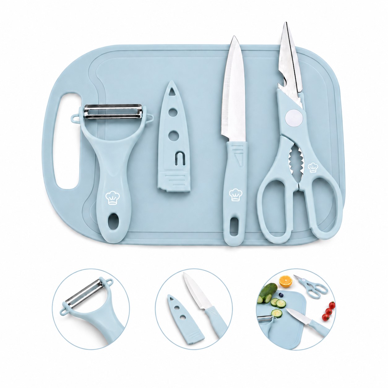 Polypropylene Cutting Board Kitchen Kit